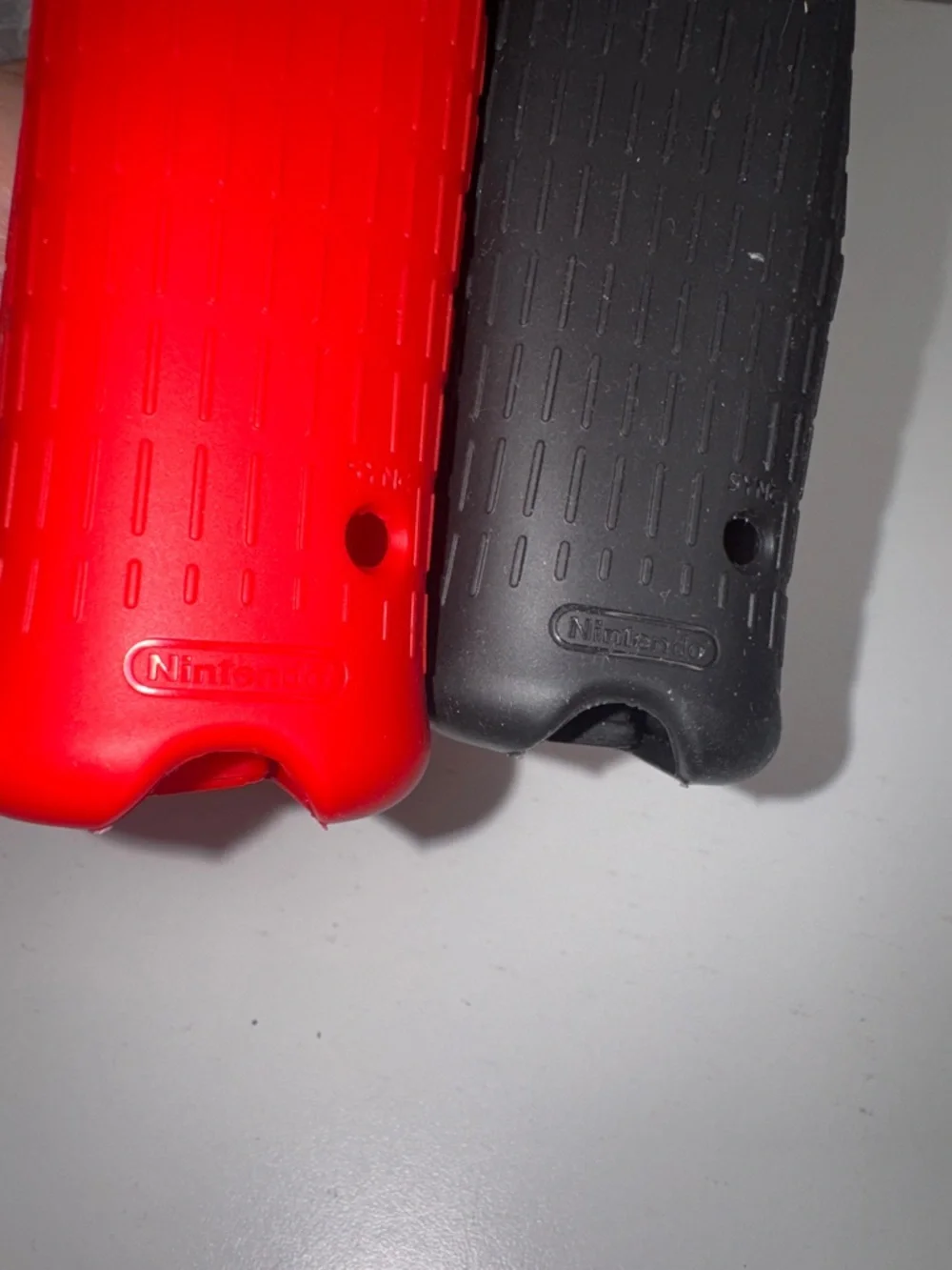 Nintendo Wii Remote Plus Mario Red + Black Silicone Covers Bundle